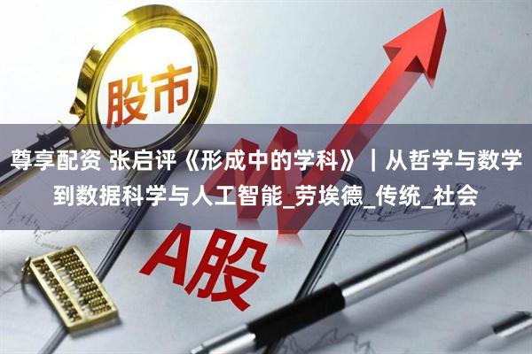 尊享配资 张启评《形成中的学科》｜从哲学与数学到数据科学与人工智能_劳埃德_传统_社会